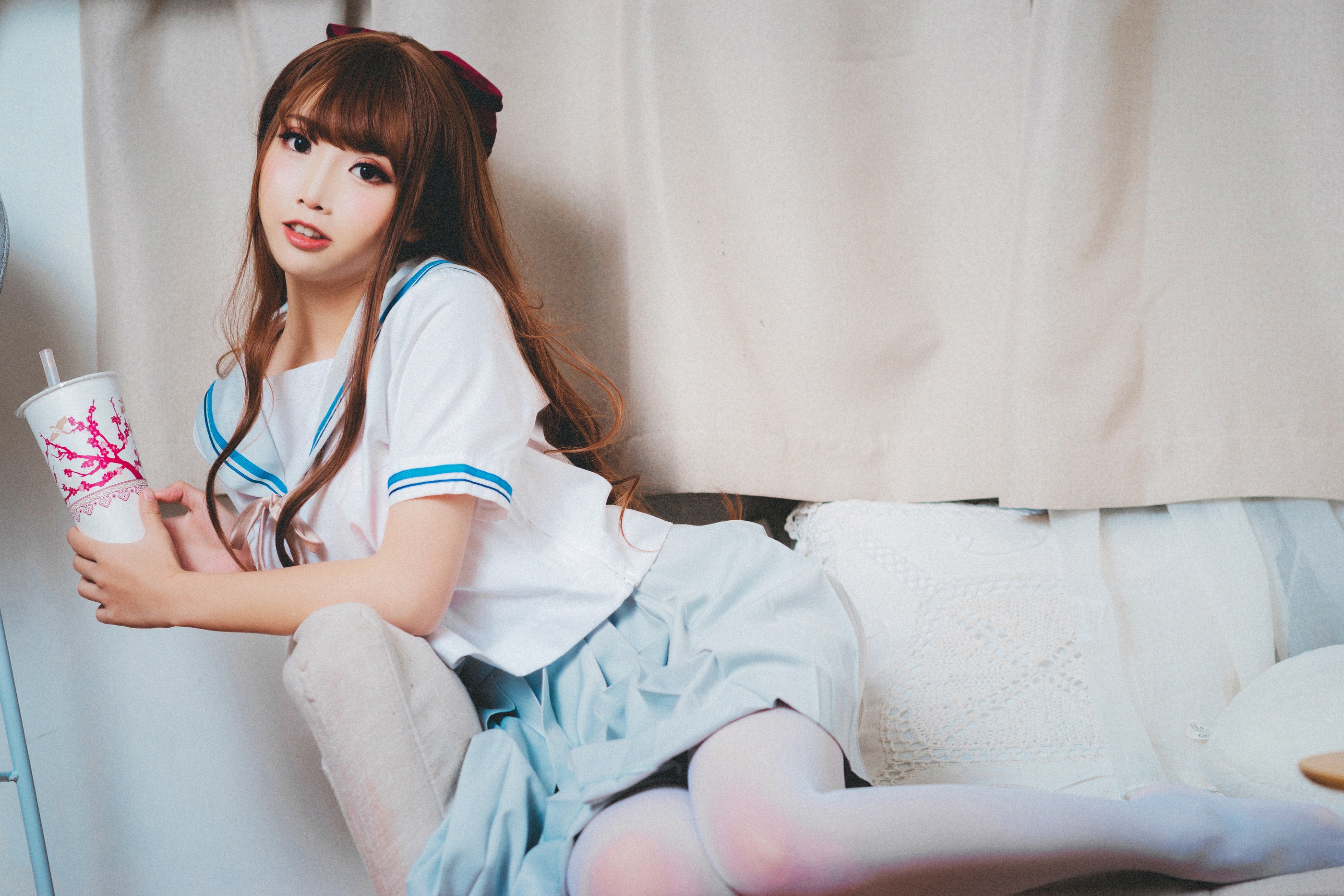 图片[1]-面饼仙儿 – NO.043 Coser面饼仙儿 JK秀 [16P]-XikXak